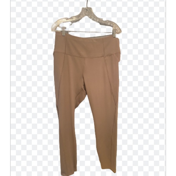 Apana Pants - Apana Ladies Yoga Pants Leggings 7/8 Length High-Waisted With Side Pockets